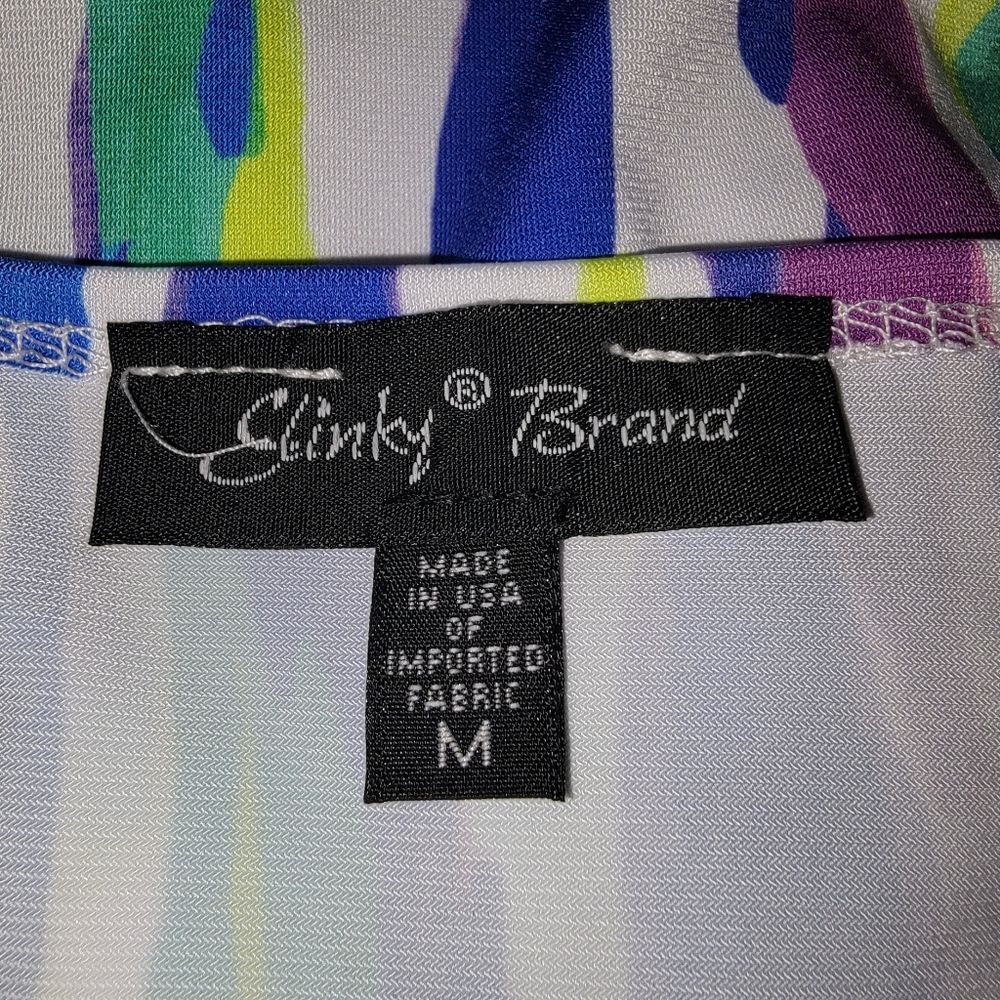 Slinky Brand Nwot Sharkbite hem knit tunic top size Medium - Picture 6 of 7